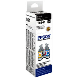 Epson Ecotank C13-T664 Colour Ink Bottles Black